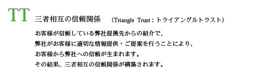 TT 三者相互の信頼関係